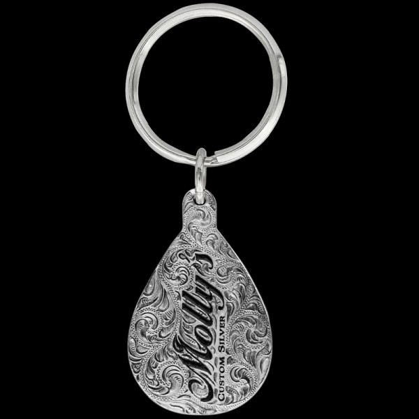 Barrel Racing Keychain